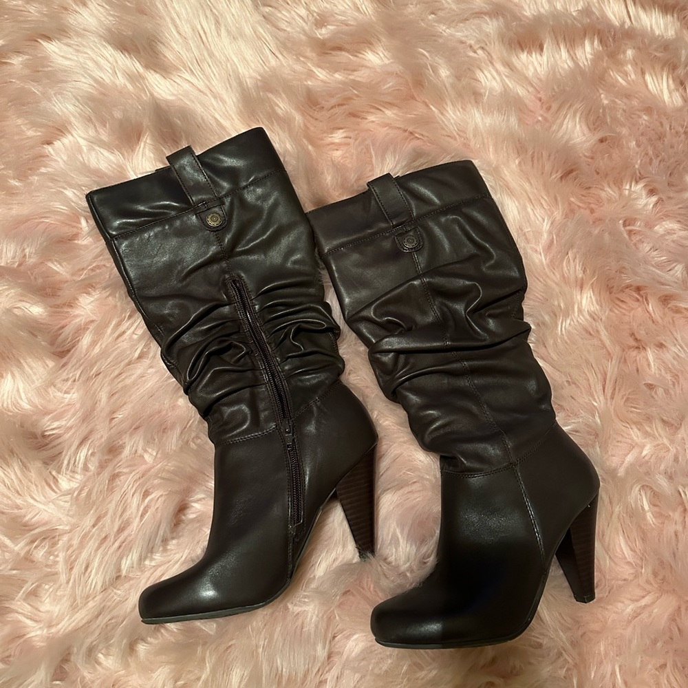 Arturo Chiang Chocolate Brown Leather Boots